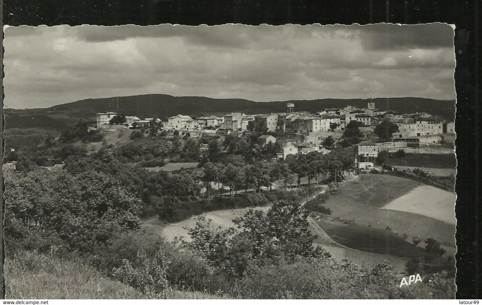 CASTELNAU DE MONTMIRAL VUE       GENERALE 1957 - Castelnau De Montmirail