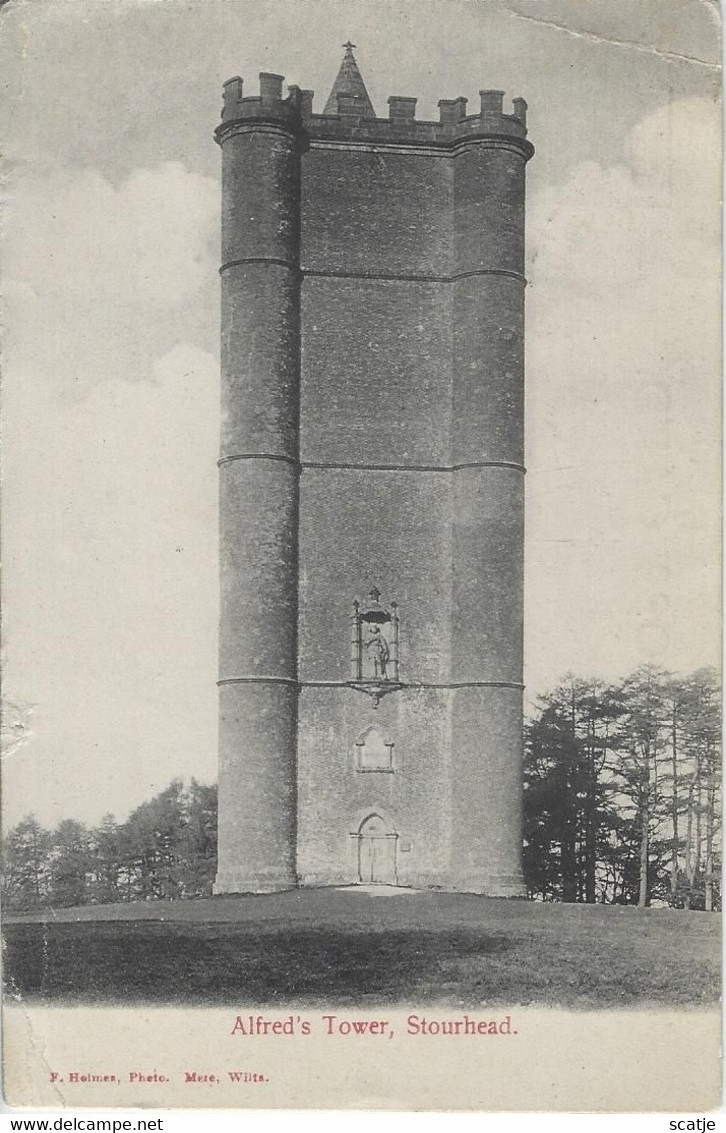 Stourhead.   Alfred's Tower.   -   1905   Shaftesbury   Naar    Brighton - Salisbury