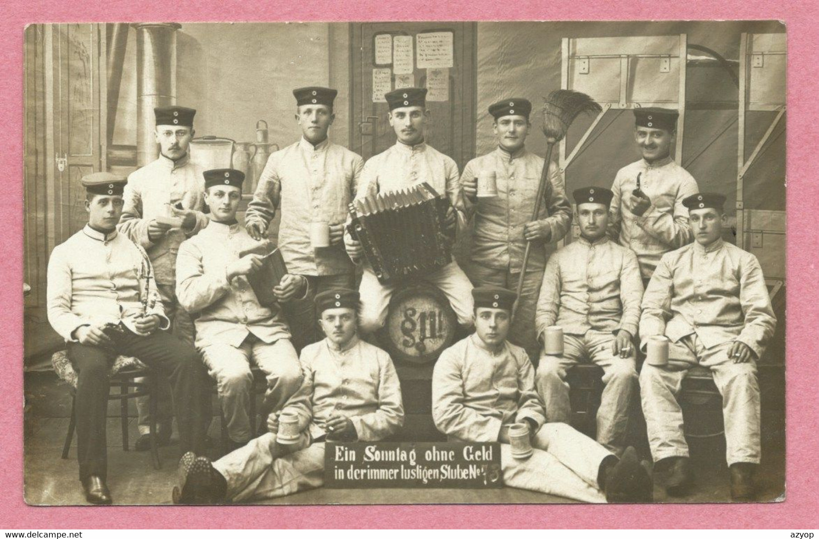 57 - SAARBURG - SARREBOURG - Carte Photo Militaire Alemande - Stube - Chambrée - Sarrebourg