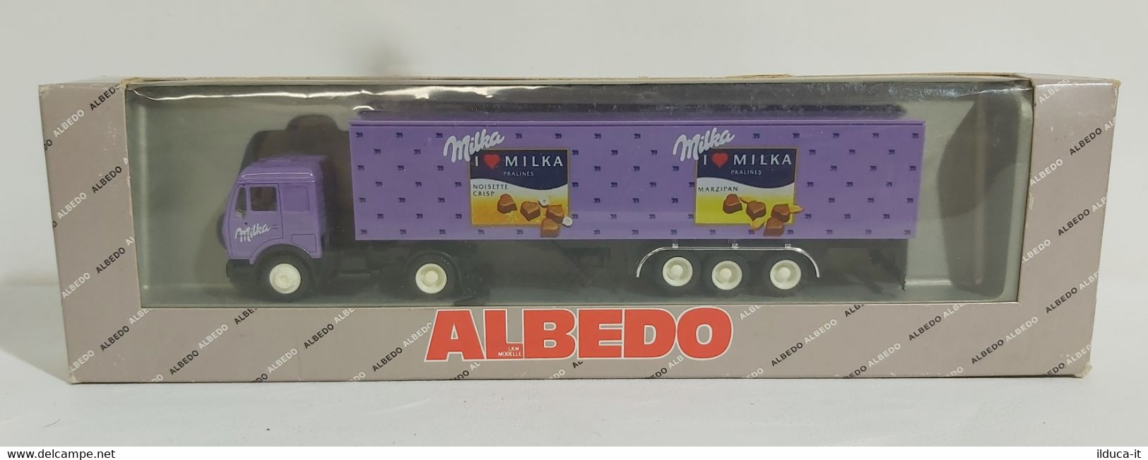 I105818 ALBEDO 1/87 - Mercedes Camion Truck Cioccolato Milka - Trucks, Buses & Construction