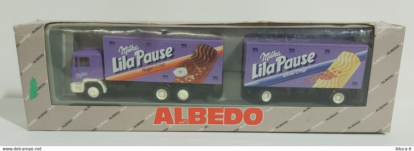 I105819 Albedo 1/87 - MAN Camion Truck Cioccolato Milka - Camions, Bus Et Construction