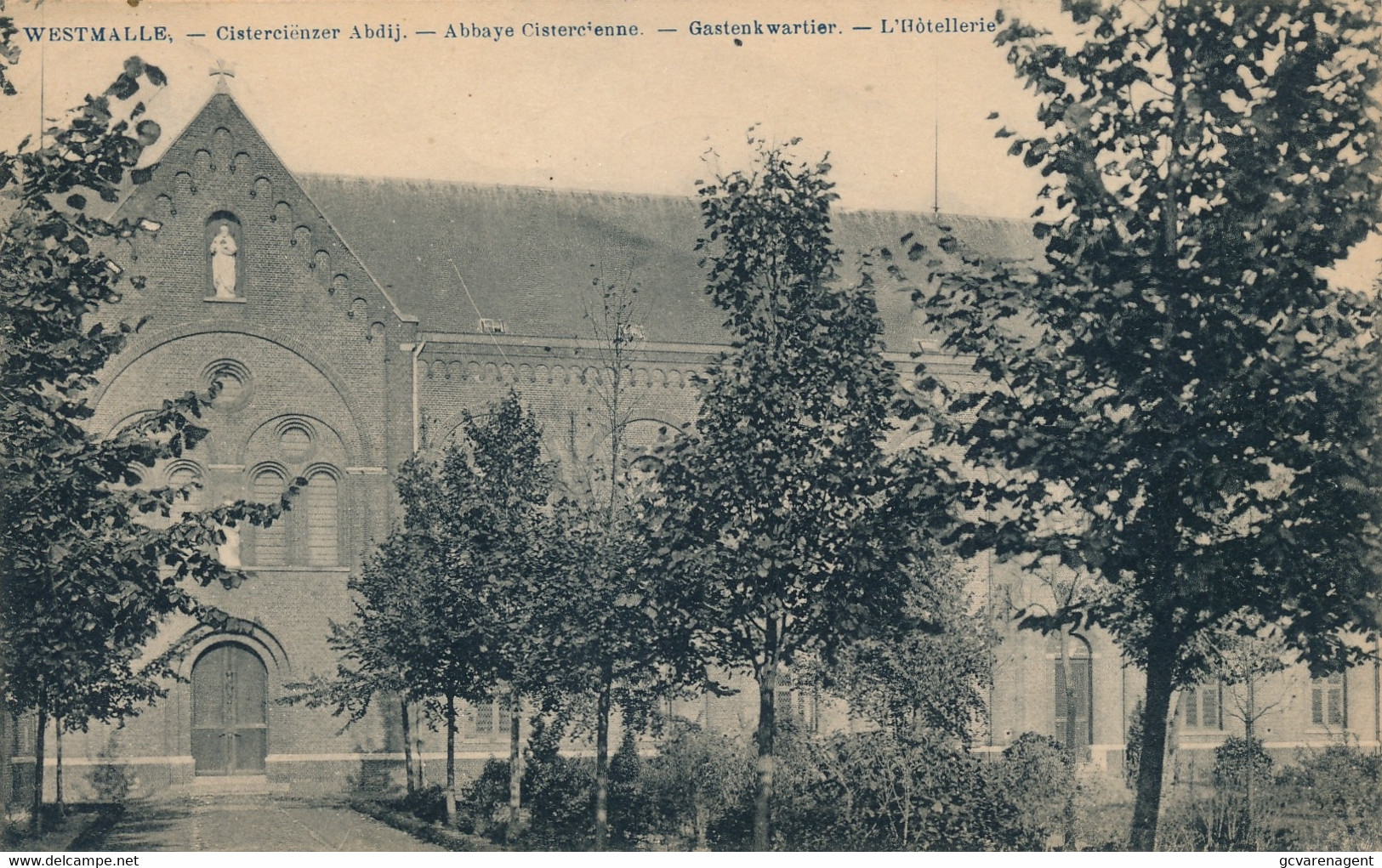 WESTMALLE  CISTERCIENZER ABDIJ =  GASTENKWARTIER      2 SCANS - Malle