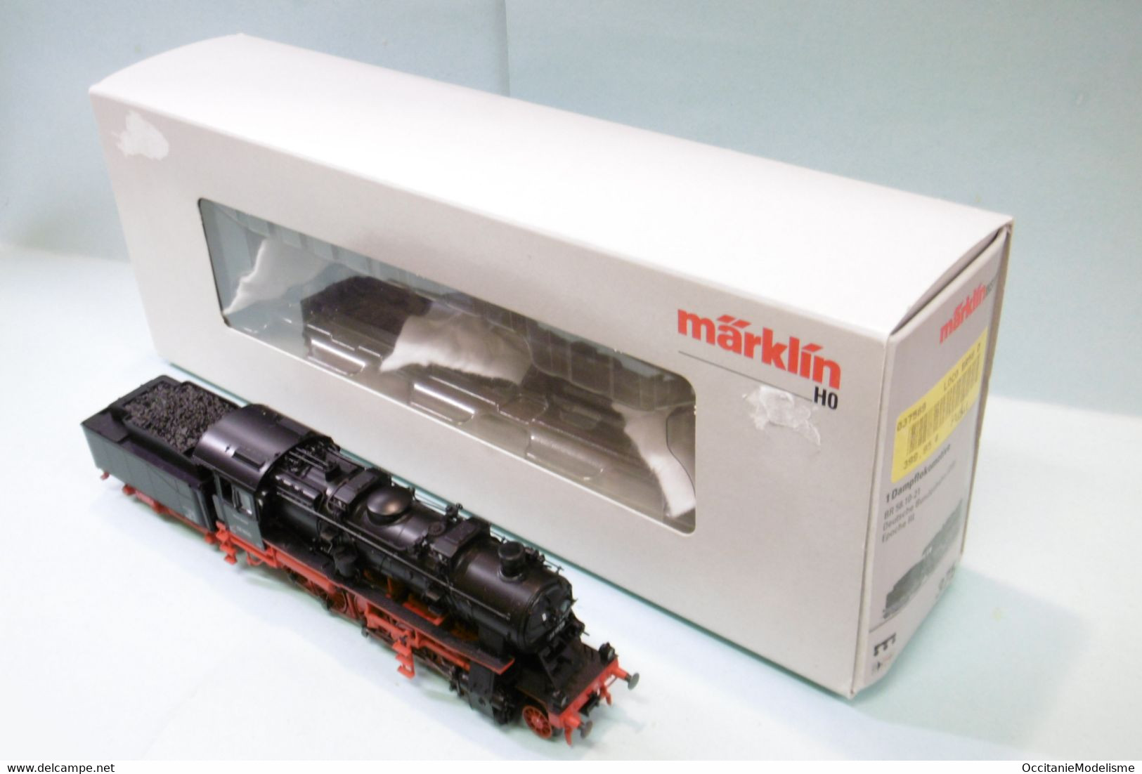 Märklin 3 rails - Locomotive vapeur BR 58 1836 ép. III Digital Sound mfx réf. 37589 BO HO 1/87