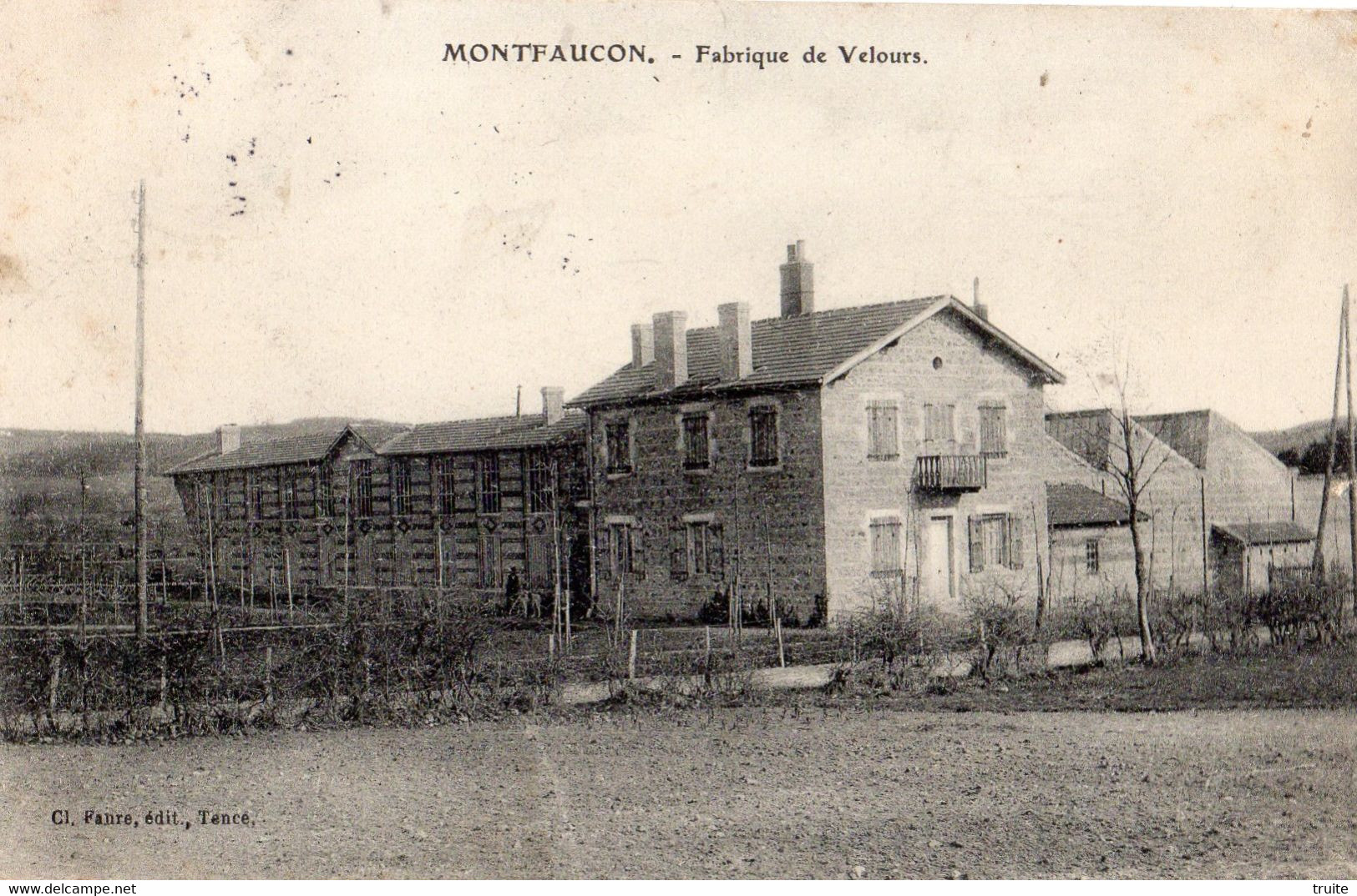 MONTFAUCON-EN-VELAY FABRIQUE DE VELOURS - Montfaucon En Velay