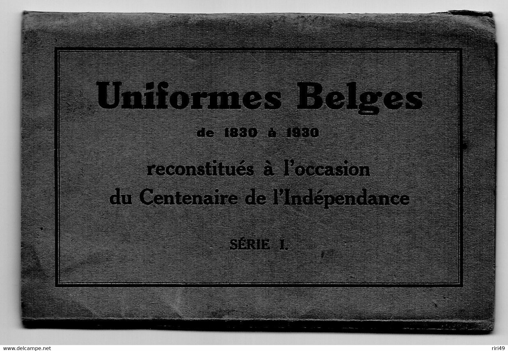 CPA Belgique Officier De Gendarmerie 1914 Fête Militaire Du Centenaire Belle Carte, N°7, 2e Scanne D'où Vient La Carte - Collezioni E Lotti