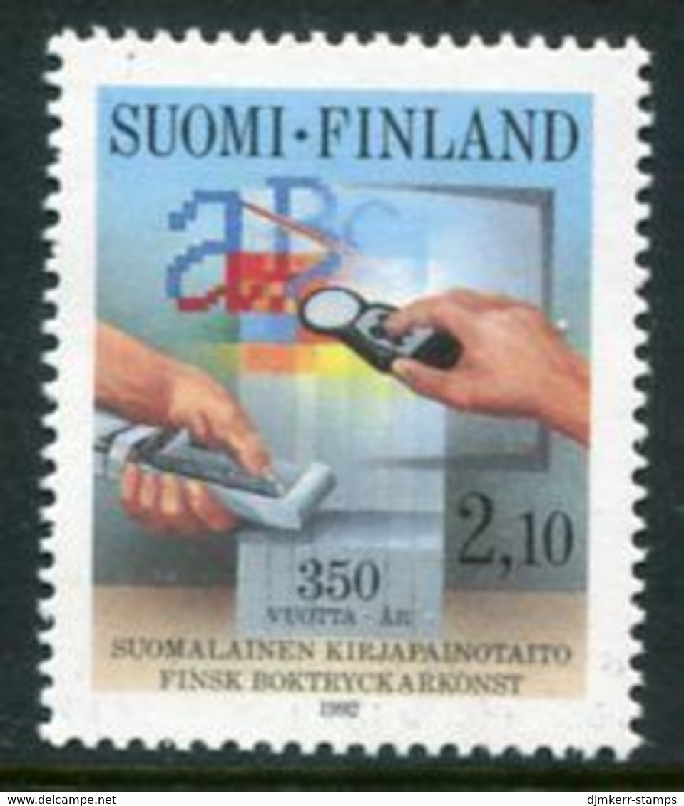 FINLAND 1992 Anniversary Of Letterpress Printing MNH / **.  Michel 1194 - Unused Stamps