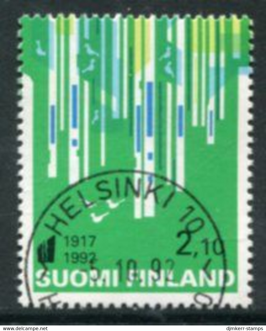 FINLAND 1992 Independence Anniversary Single Ex Block Used.  Michel 1187 - Gebruikt