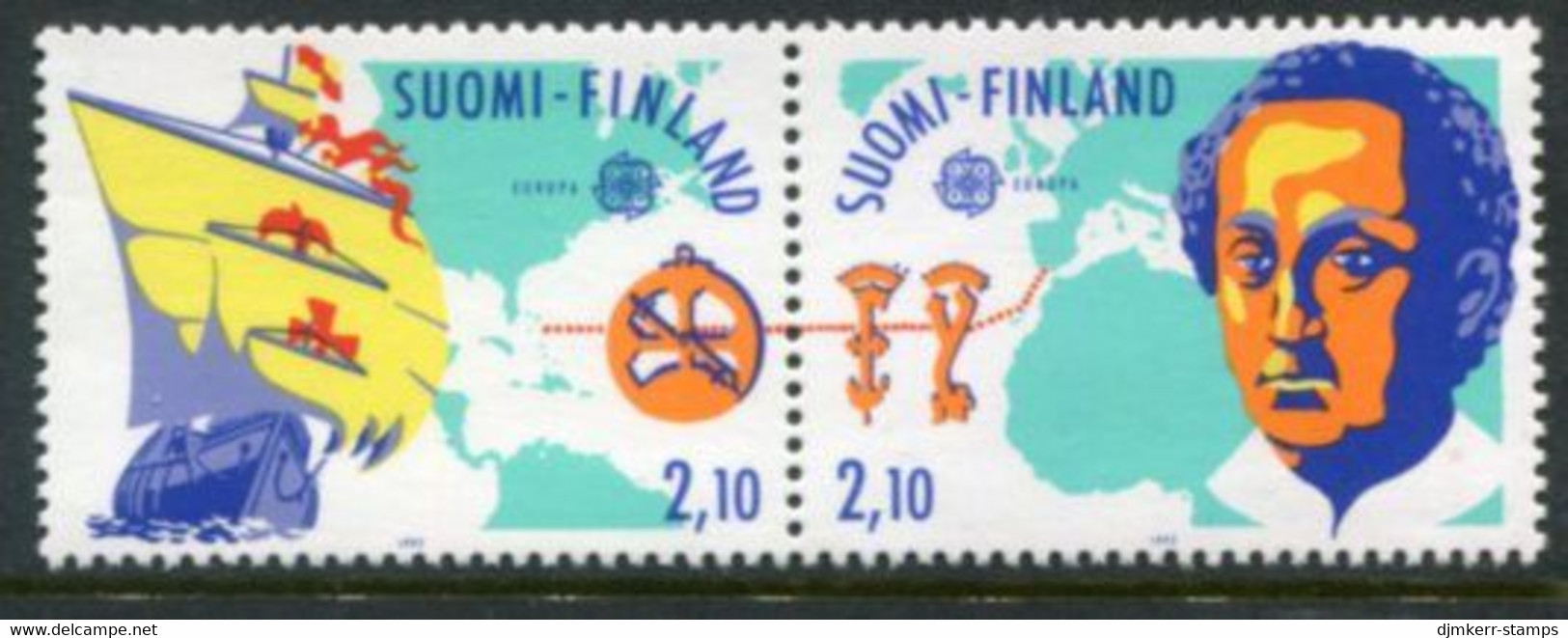 FINLAND 1992 Europa: Discovery Of America MNH / **.  Michel 1178-79 - Neufs