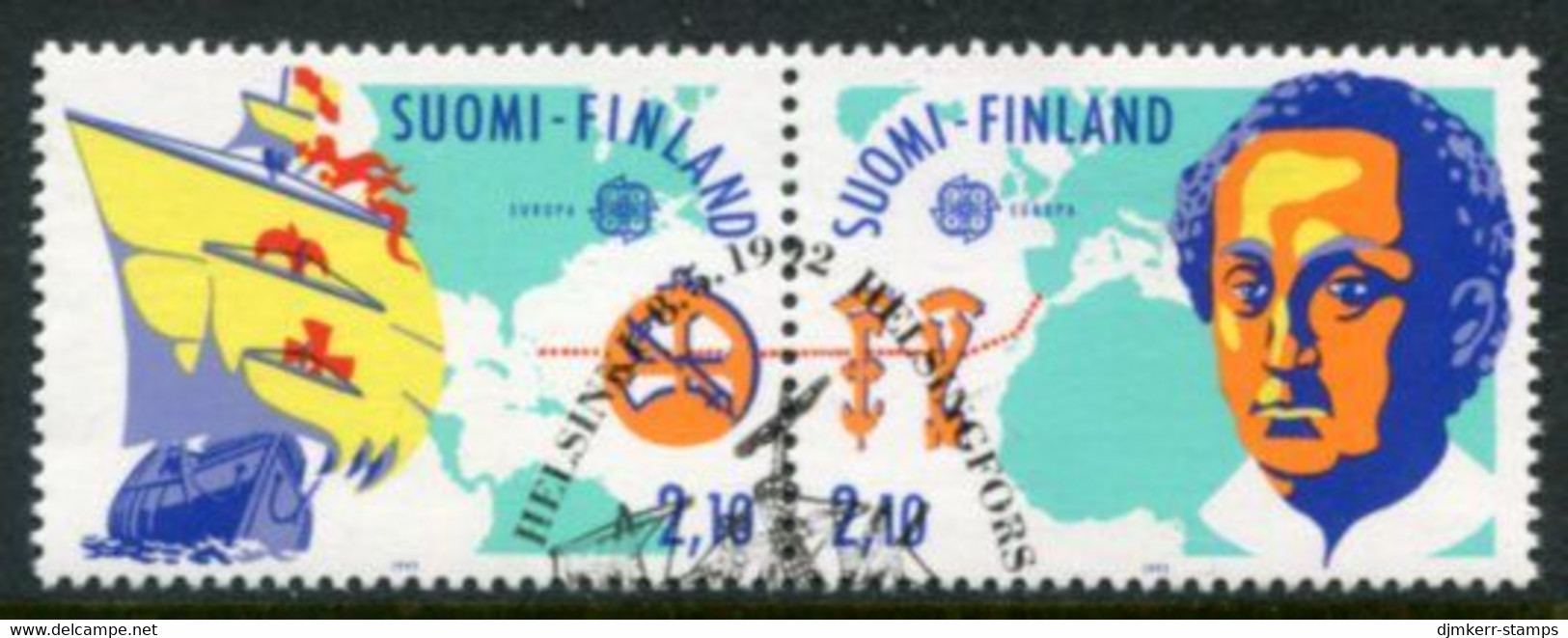 FINLAND 1992 Europa: Discovery Of America Used.  Michel 1178-79 - Gebruikt