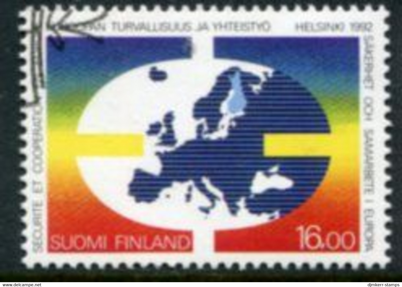 FINLAND 1992 European Security Conference Used.  Michel 1166 - Oblitérés