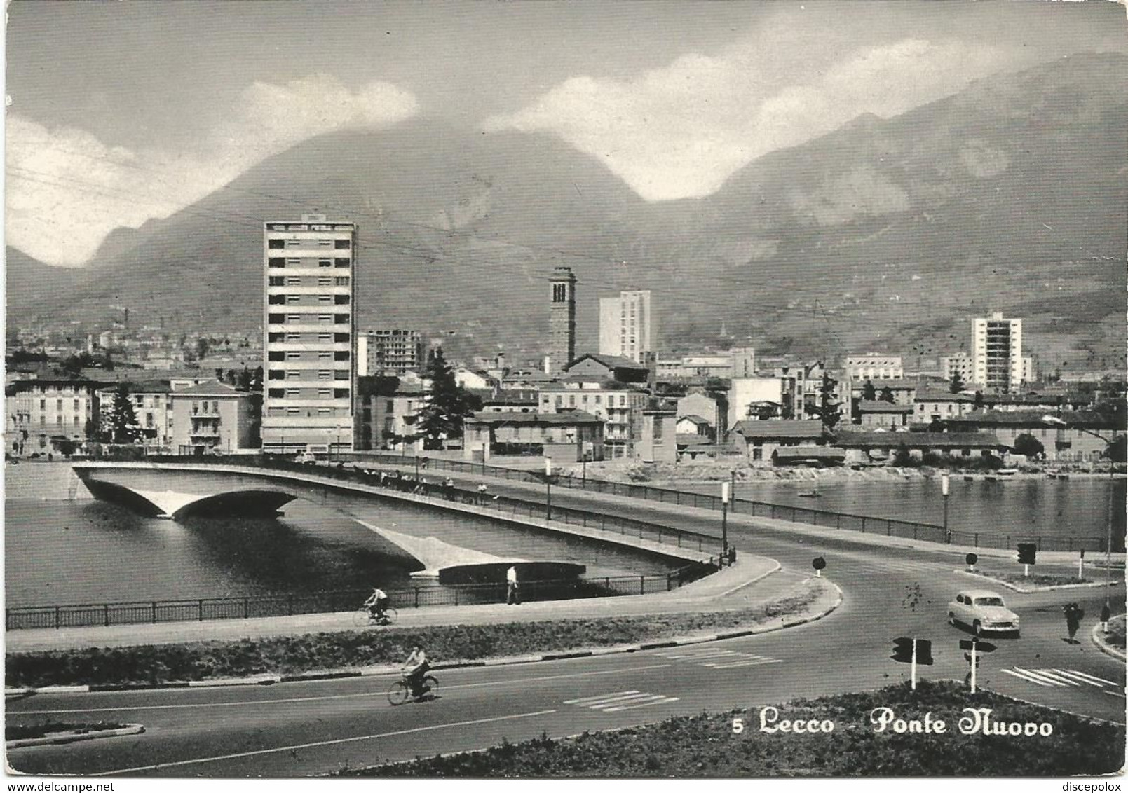 AB4669 Lecco - Ponte Nuovo Sul Fiume Adda / Viaggiata 1964 - Lecco
