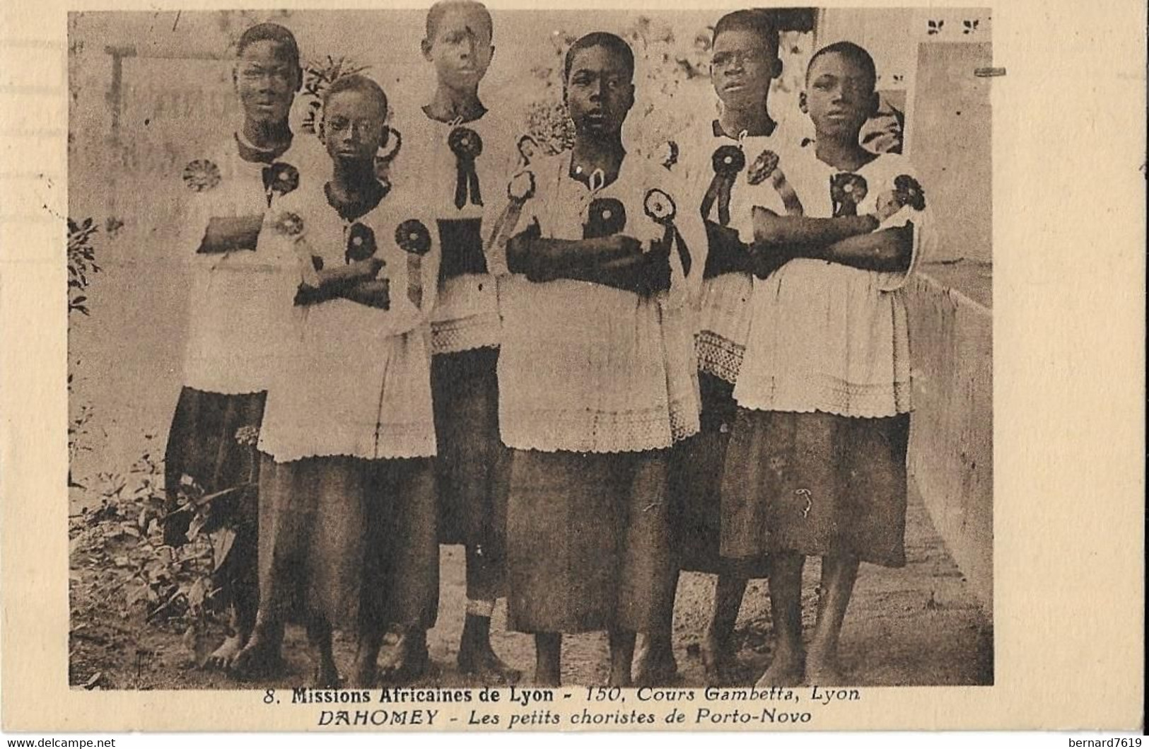 Dahomey -    Les Petits Choristes  De Porto Novo   - Missions Africaines 69 Lyon - Dahomey