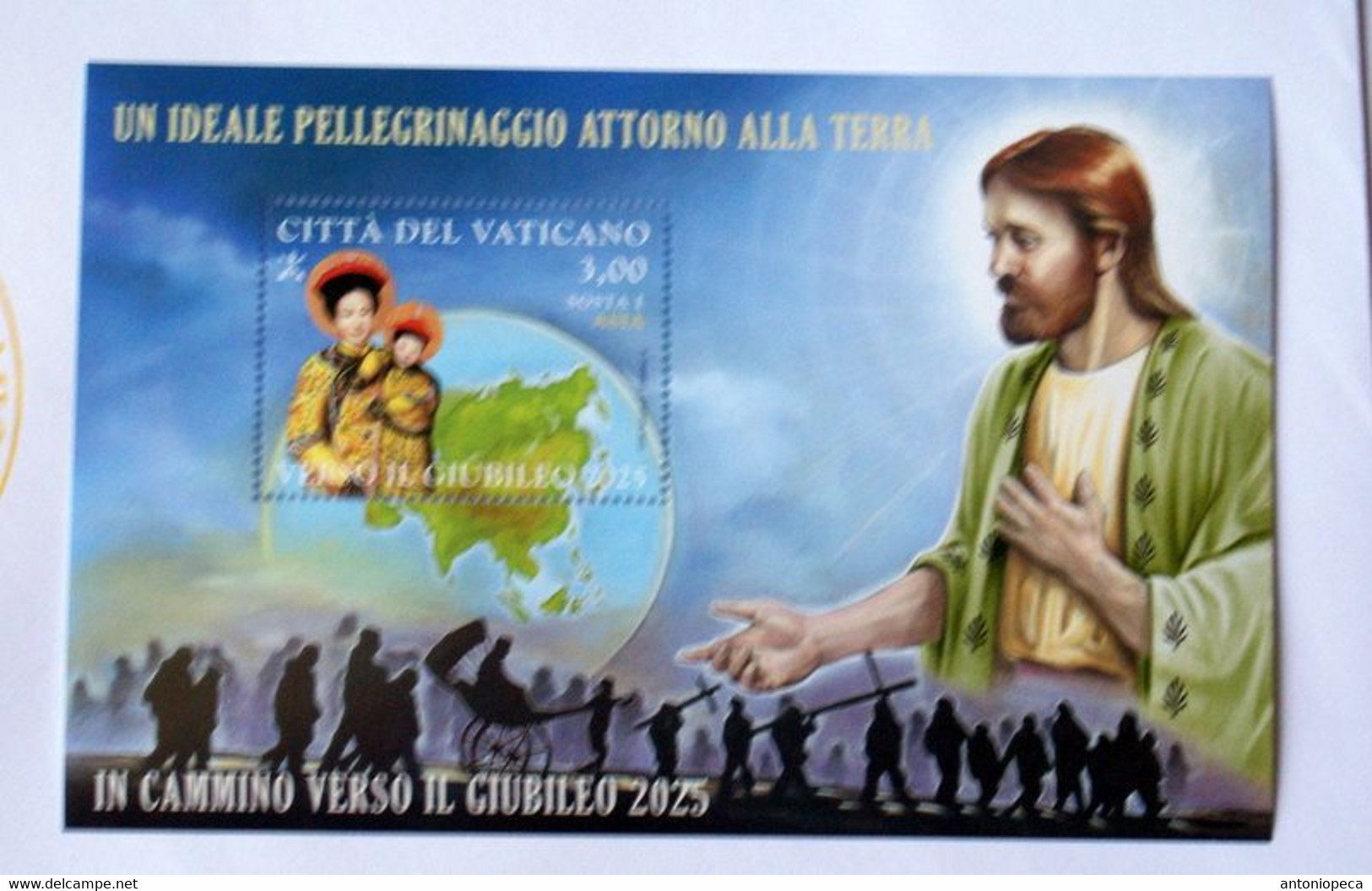 VATICAN 2022, PELLEGRINAGGIO VERSO GIUBILEO 2025 ASIA, SHEET MNH** - Unused Stamps