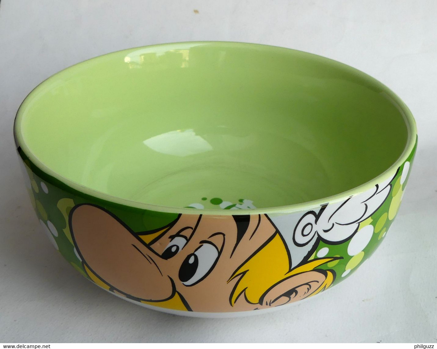 BOL EN FAIENCE VERT PARC ASTERIX 2017 ASTERIX - Art De La Table