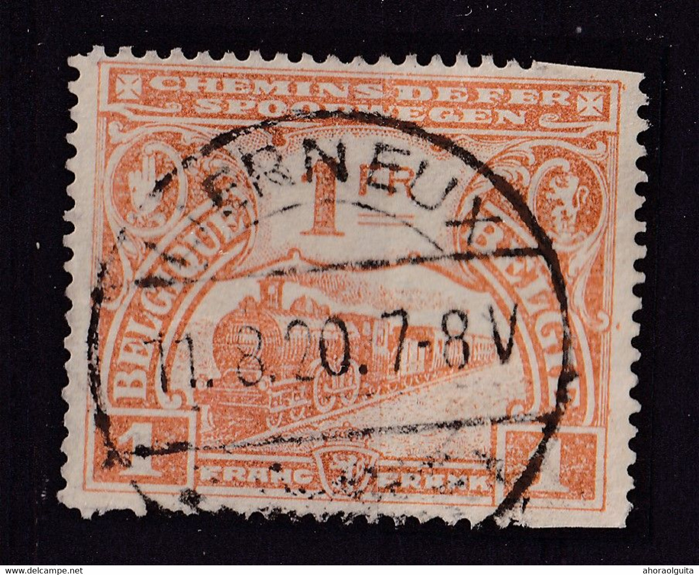 860/36 -- Timbre Chemin De Fer Cachet De FORTUNE 1919 Type Allemand LIERNEUX - Other & Unclassified