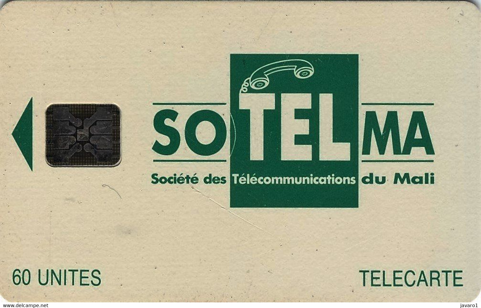 MALI : 15 60 U SI-5 Green  ISO USED C3C000692 - Malí