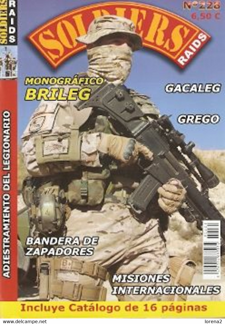 Revista Soldier Raids Nº 228. - Spagnolo