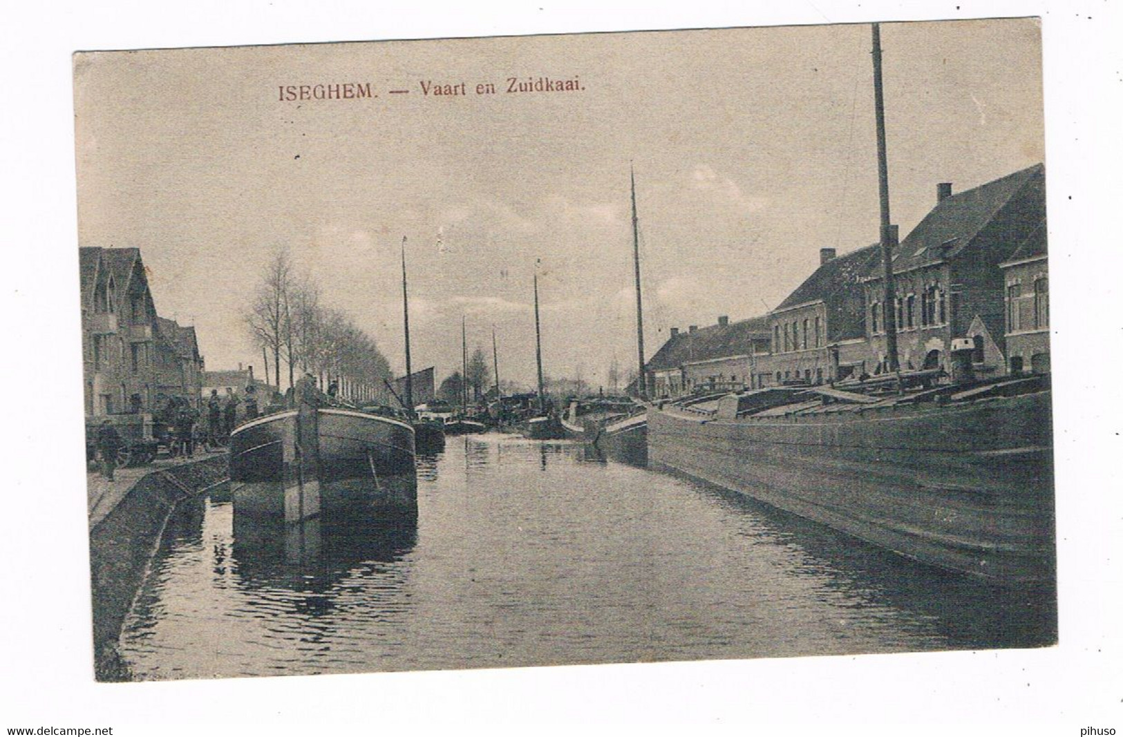 B-8941  ISEGHEM : Vaart En Zuidkaai ( Peniche ) - Izegem