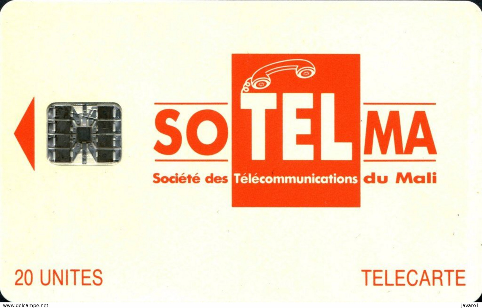 MALI : 13B 20 U SI-7 Orange ISO USED C46145508 - Malí