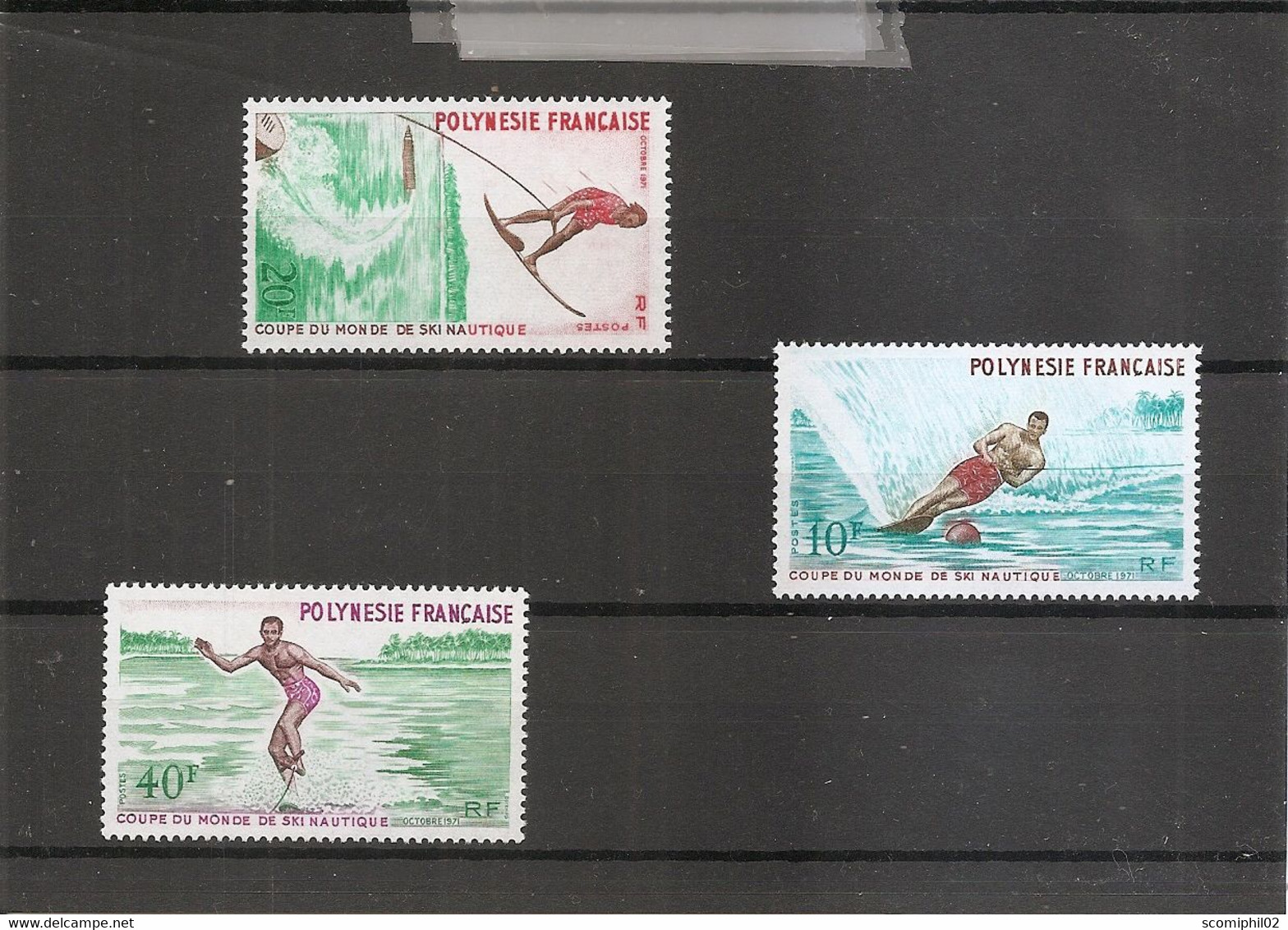 Ski Nautique ( 86/88 XXX -MNH - De Polynésie ) - Sci Nautico