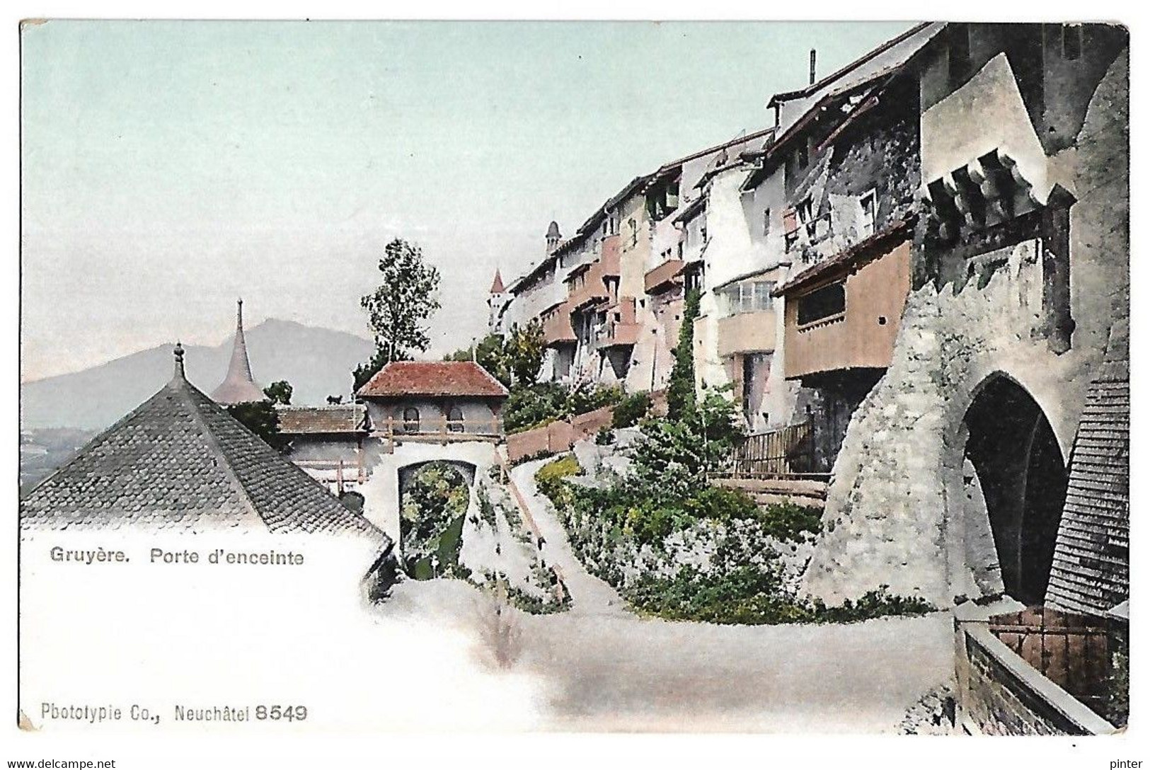 SUISSE - GRUYERE - Porte D'enceinte - Port