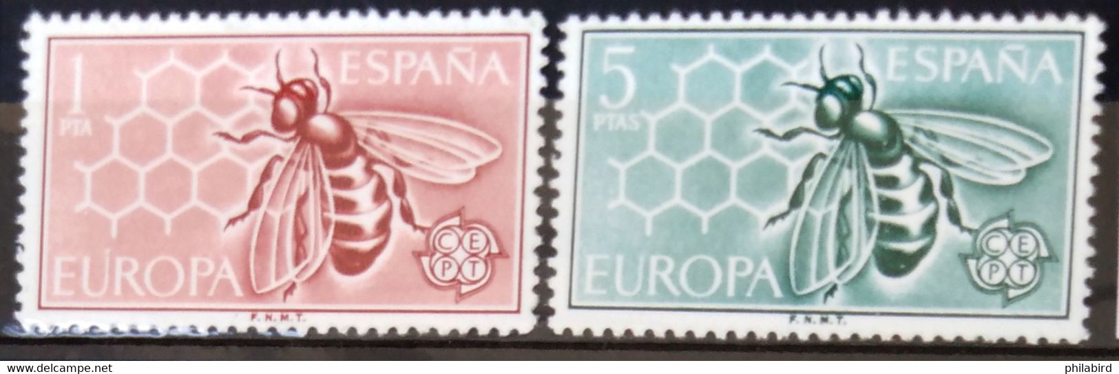 EUROPA 1962 - ESPAGNE                   N° 1119/1120                       NEUF** - 1962
