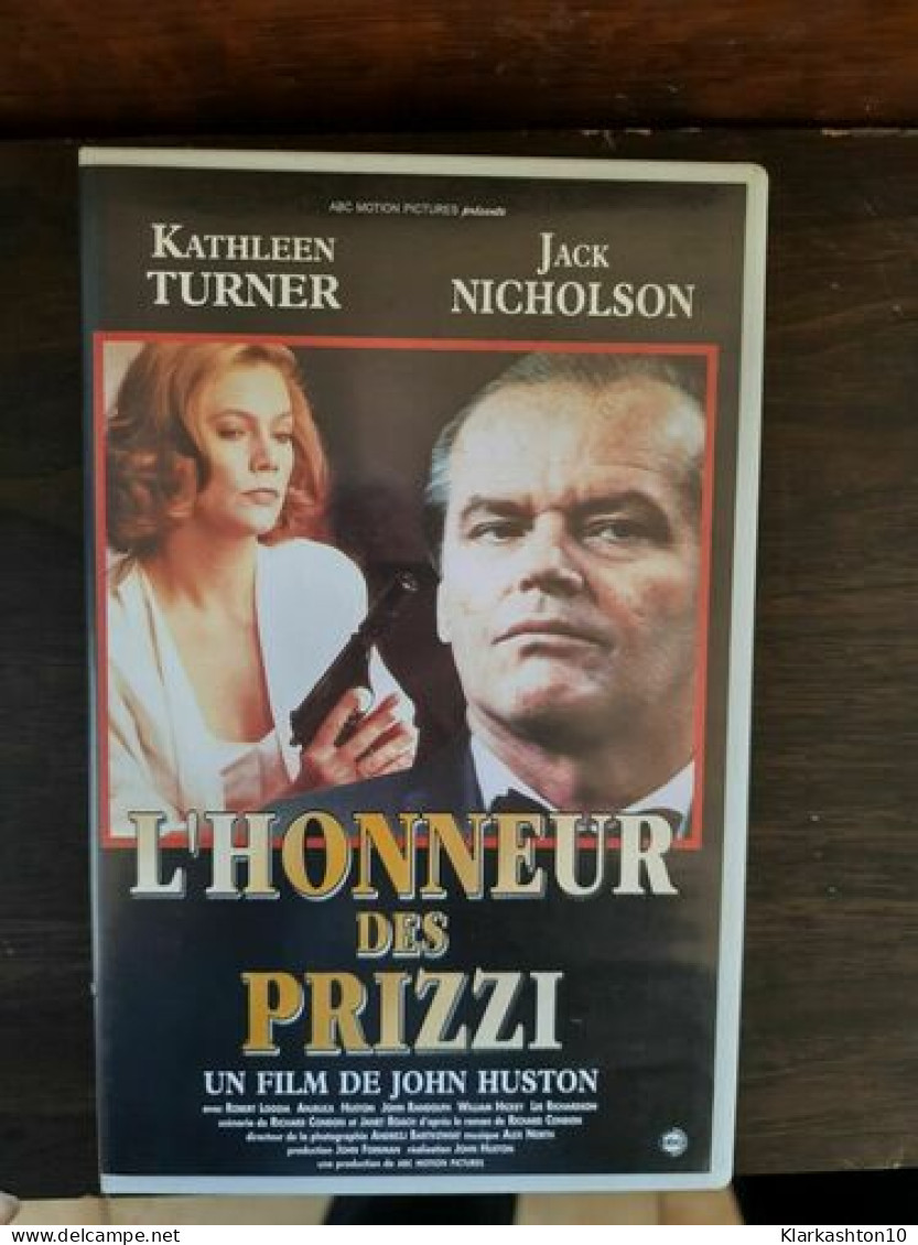 Cassette Vidéo - L'Honneur Des Prizzi Film Avec Jack Nicholson - Autres & Non Classés