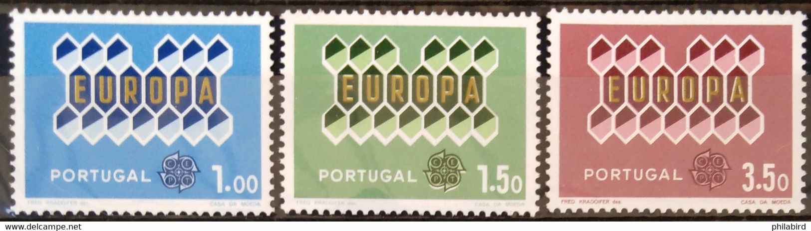 EUROPA 1962 - PORTUGAL                   N° 908/910                        NEUF** - 1962