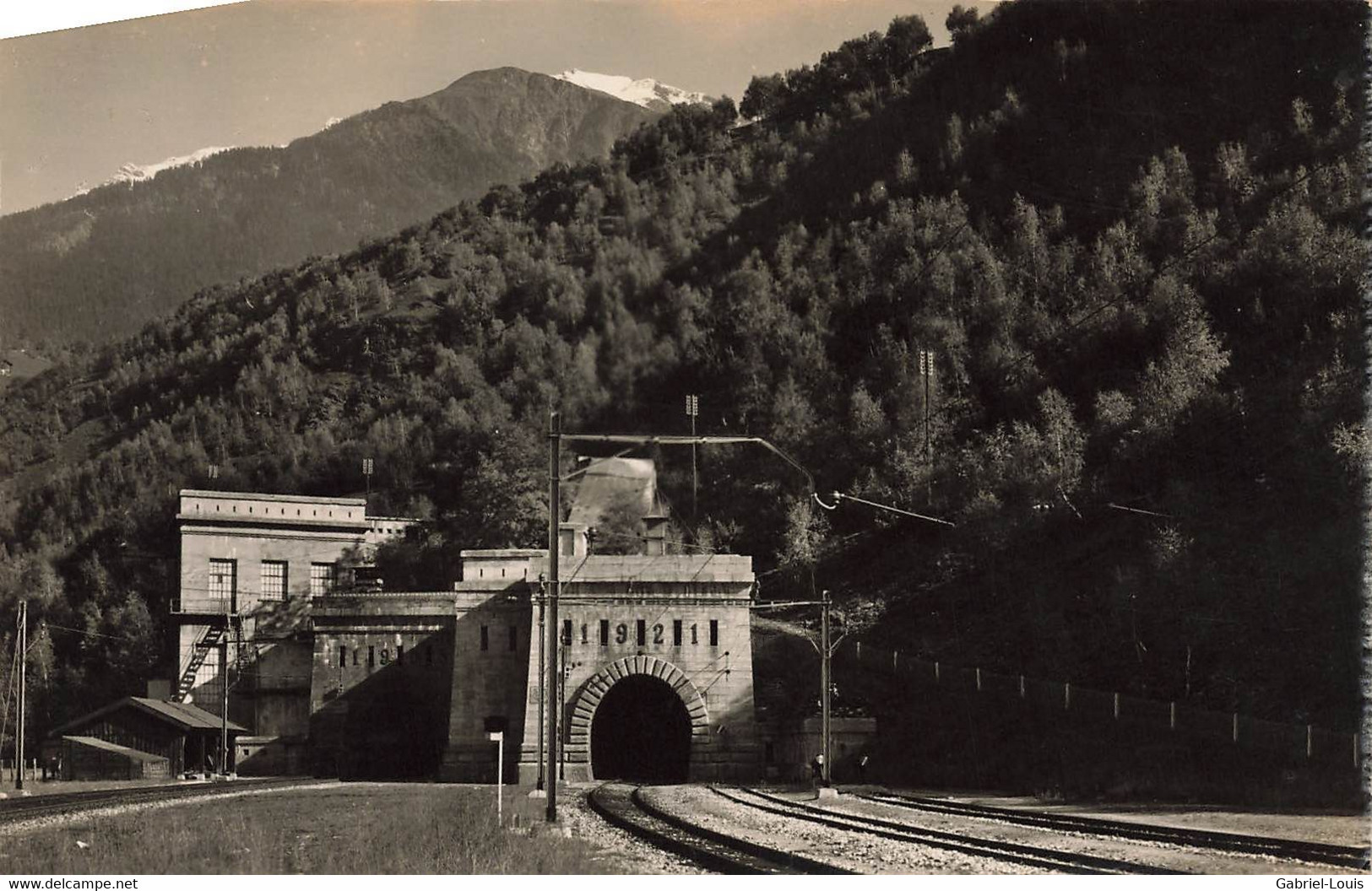 Simplon Tunnel Nordportal Bei Brig - Simplon