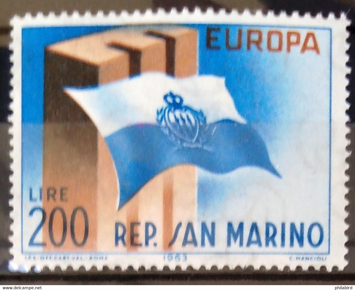 EUROPA 1963 - SAINT MARIN                 N° 604                        NEUF** - 1963