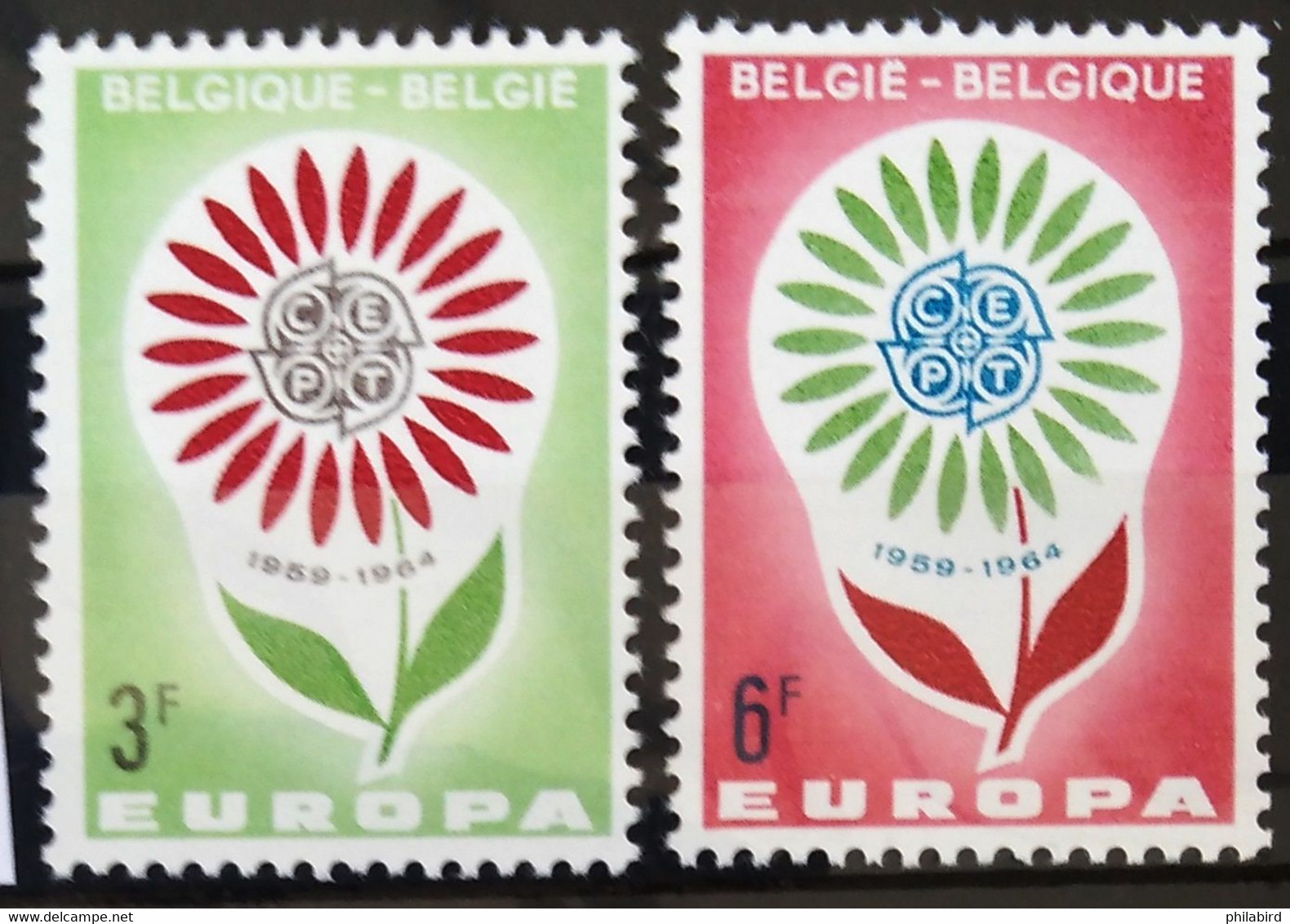 EUROPA 1964 - BELGIQUE                 N° 1298/1299                        NEUF** - 1964