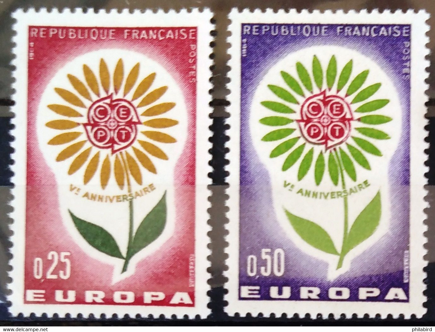 EUROPA 1964 - FRANCE                 N° 1430/1431                        NEUF** - 1964