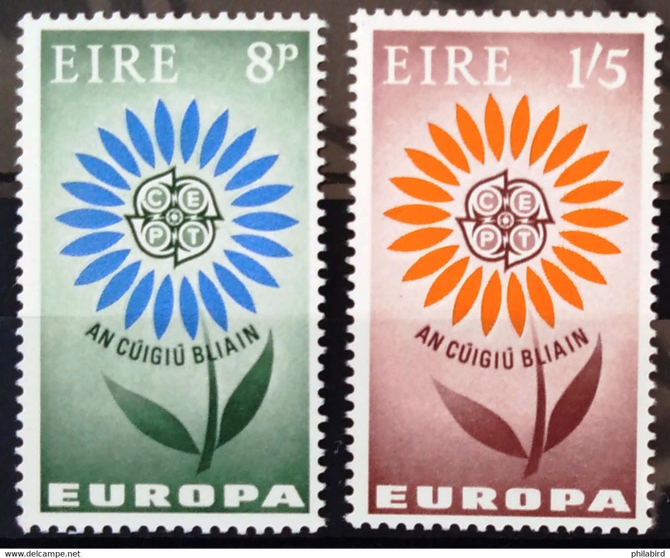 EUROPA 1964 - IRLANDE                 N° 167/168                        NEUF** - 1964