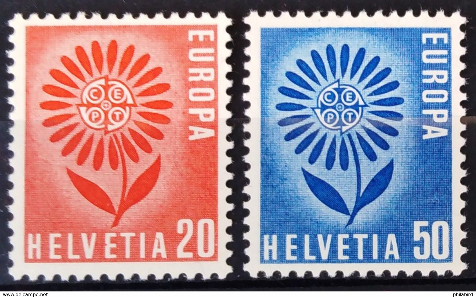 EUROPA 1964 - SUISSE                N° 735/736                        NEUF** - 1964