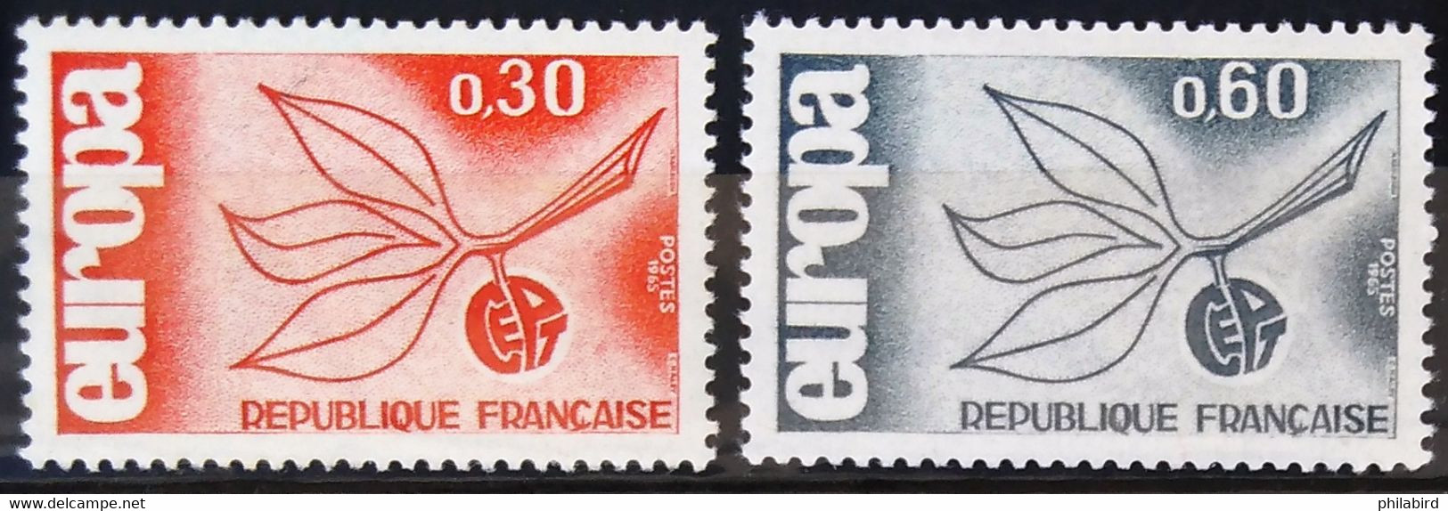 EUROPA 1965 - FRANCE                    N° 1455/1456                        NEUF** - 1965