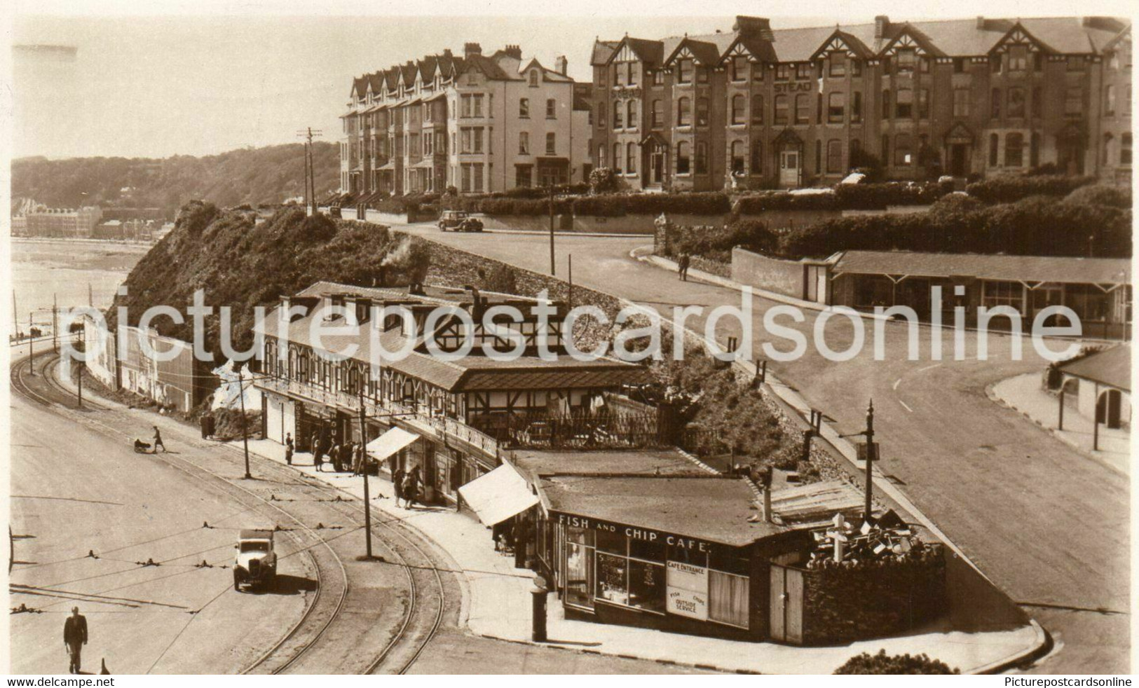 PORT JACK ONCHAN OLD R/P POSTCARD ISLE OF MAN - Isle Of Man