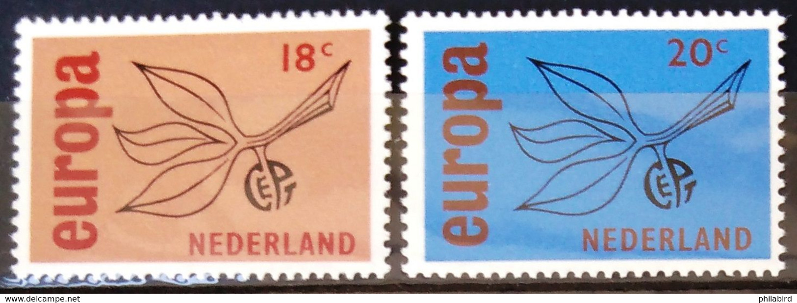 EUROPA 1965 - PAYS-BAS                    N° 822/823                        NEUF** - 1965