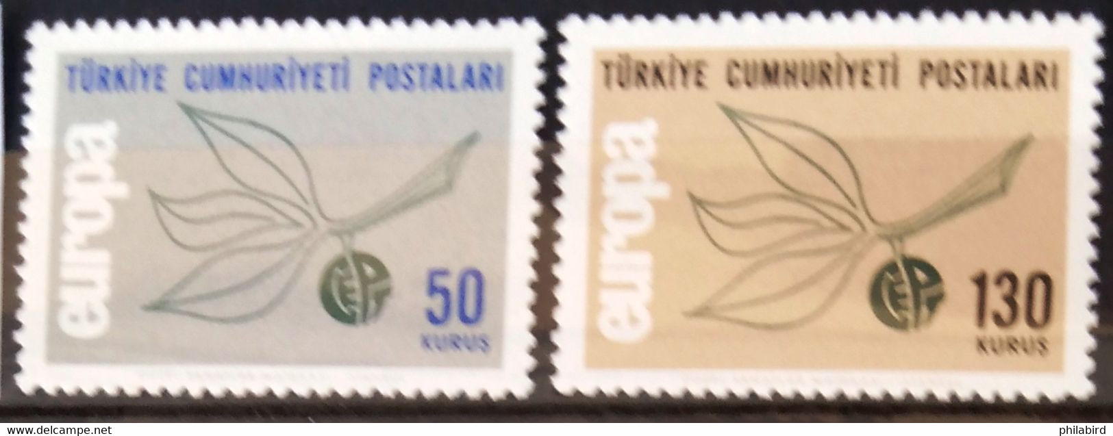 EUROPA 1965 - TURQUIE                    N° 1741/1742                        NEUF** - 1965
