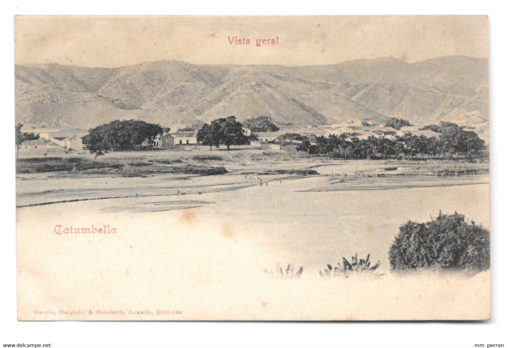 (32444-00) Angola - Catumbella - Vista Geral - Angola