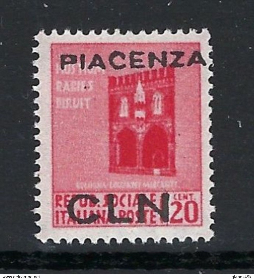 ● Italia C.L.N.  1945  PIACENZA  N.  79 ** Monumenti Distrutti = NON Garantito ️ Cat. ? € ️ Lotto N. 1586 ️ - Comité De Libération Nationale (CLN)