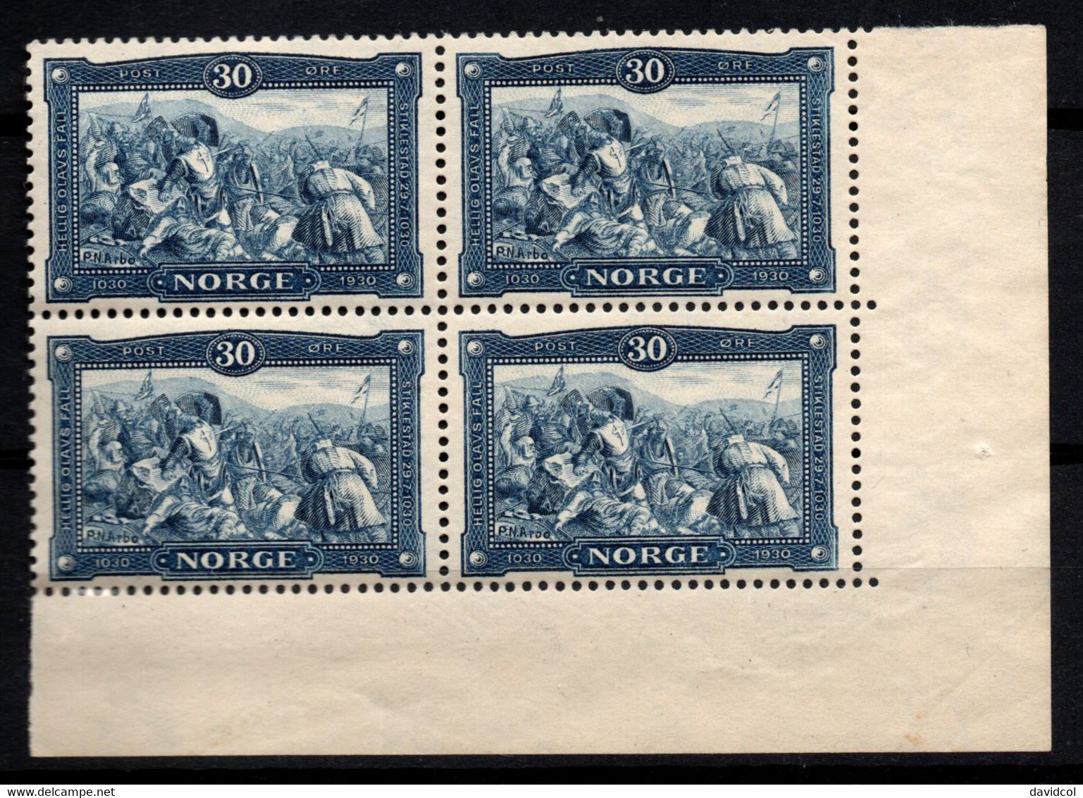 111- NORWAY 1930 - SCOTT#: 153 - MNH - DEAT OF OLAF IN BATTLE OF STIKLESTAD - Ungebraucht