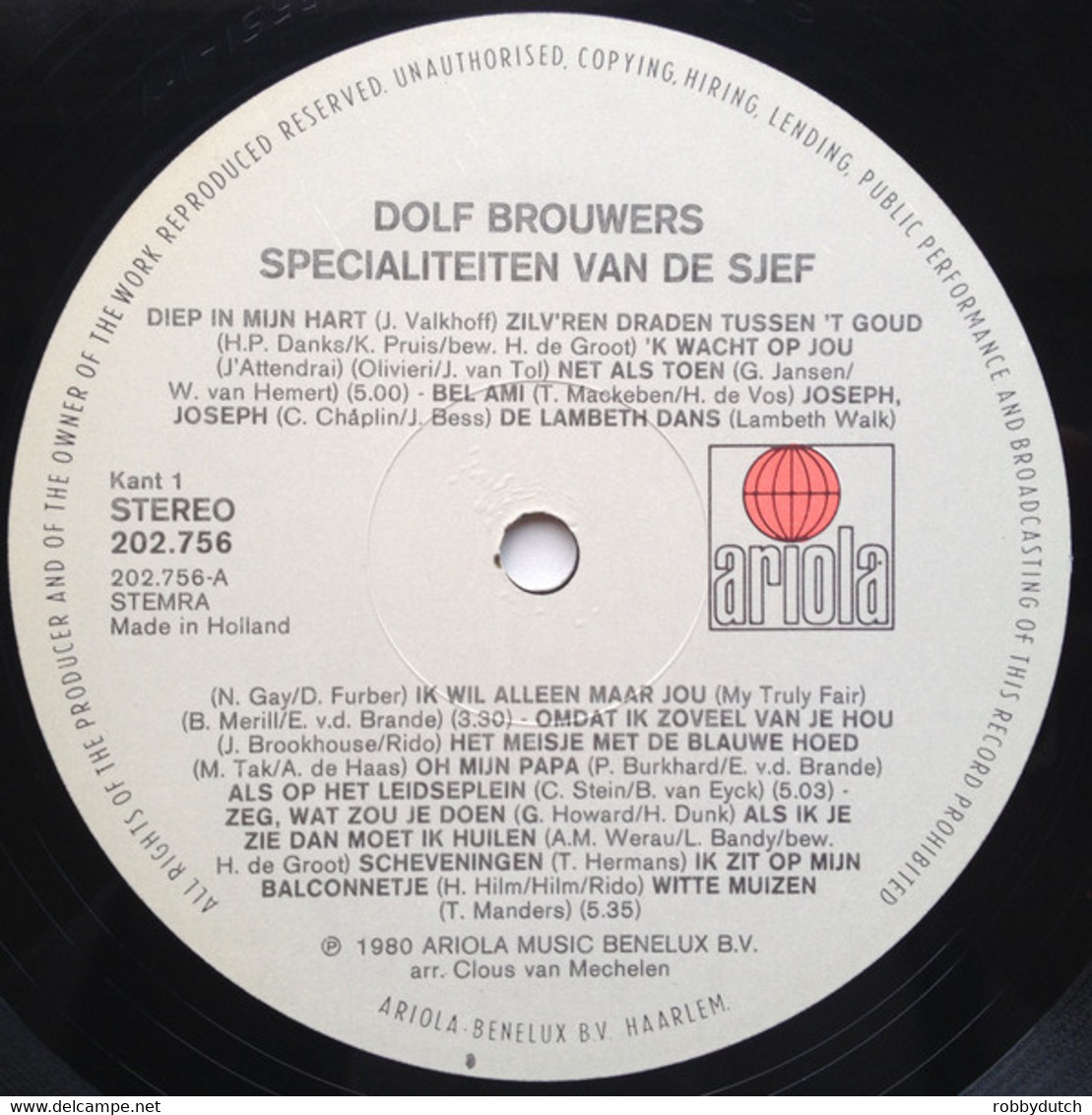 * LP *  SPECIALITEITEN VAN DE SJEF - DOLF BROUWERS (SJEF VAN OEKEL) (Holland 1980) - Cómica