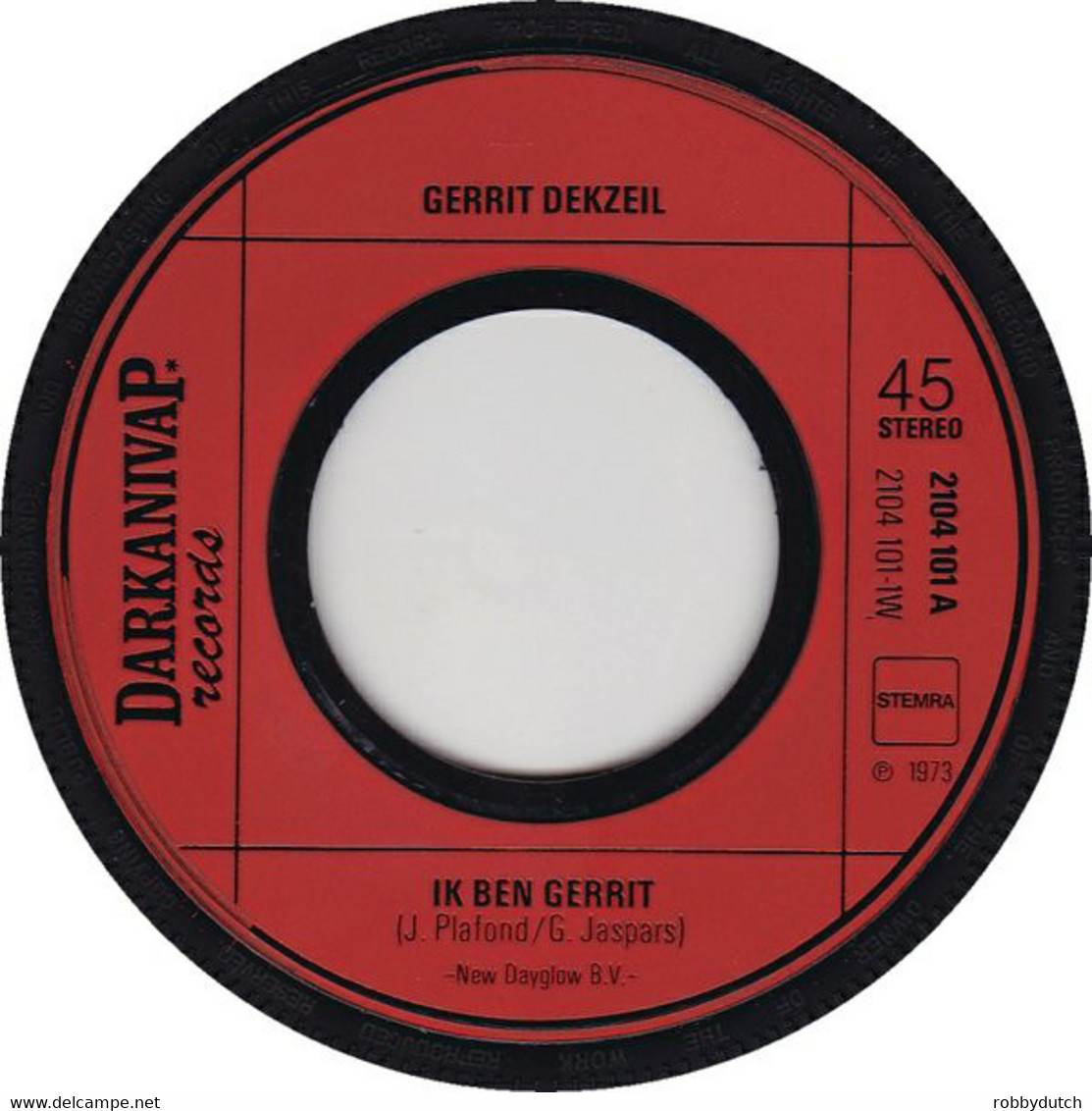 * 7" * IK BEN GERRIT - GERRIT DEKZEIL (Holland 1973) - Humour, Cabaret