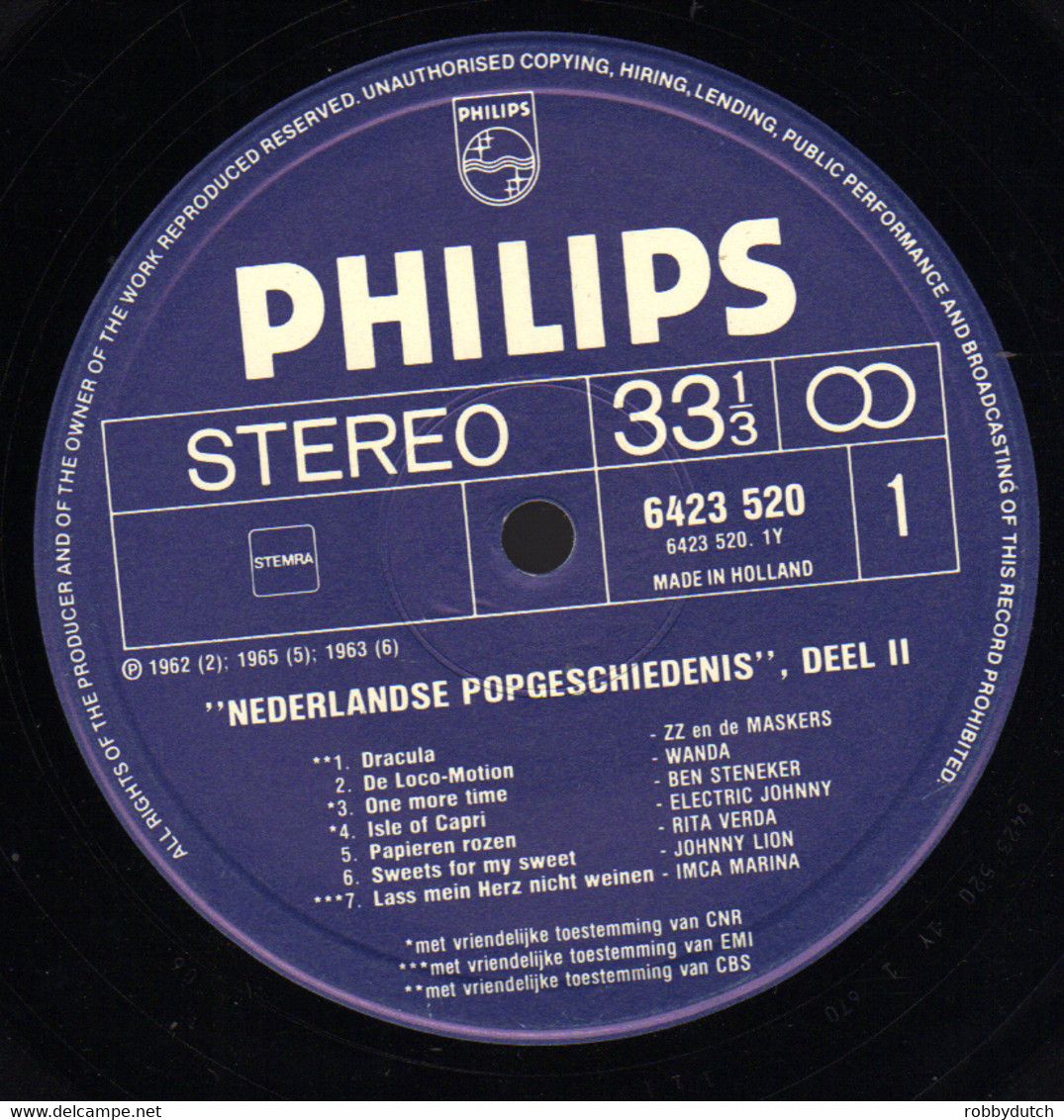 * 2LP * NEDERLANDSE POPGESCHIEDENIS DEEL 2 - Various - Hit-Compilations