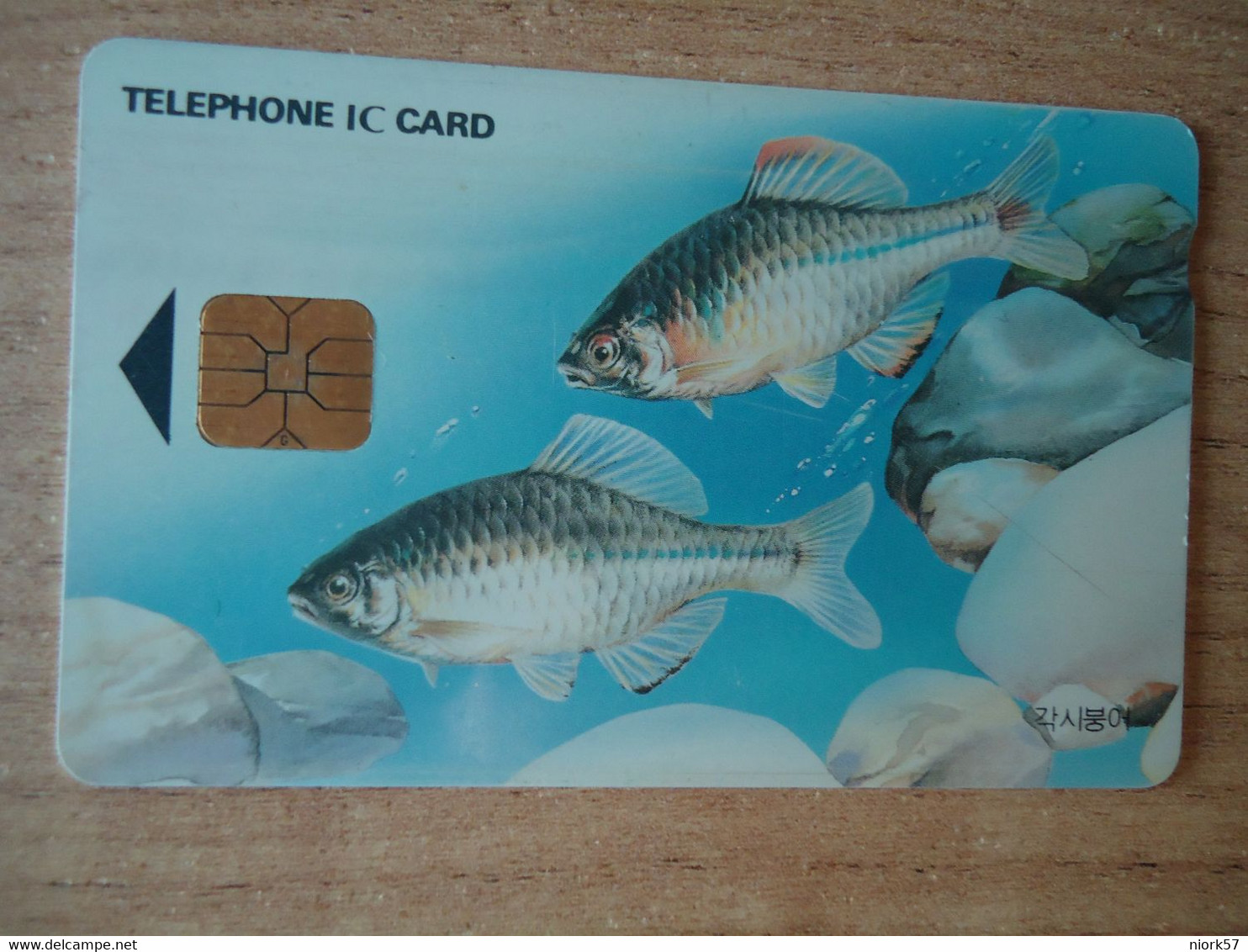 TAIWAN  USED CARDS  FISH FISHES - Pesci