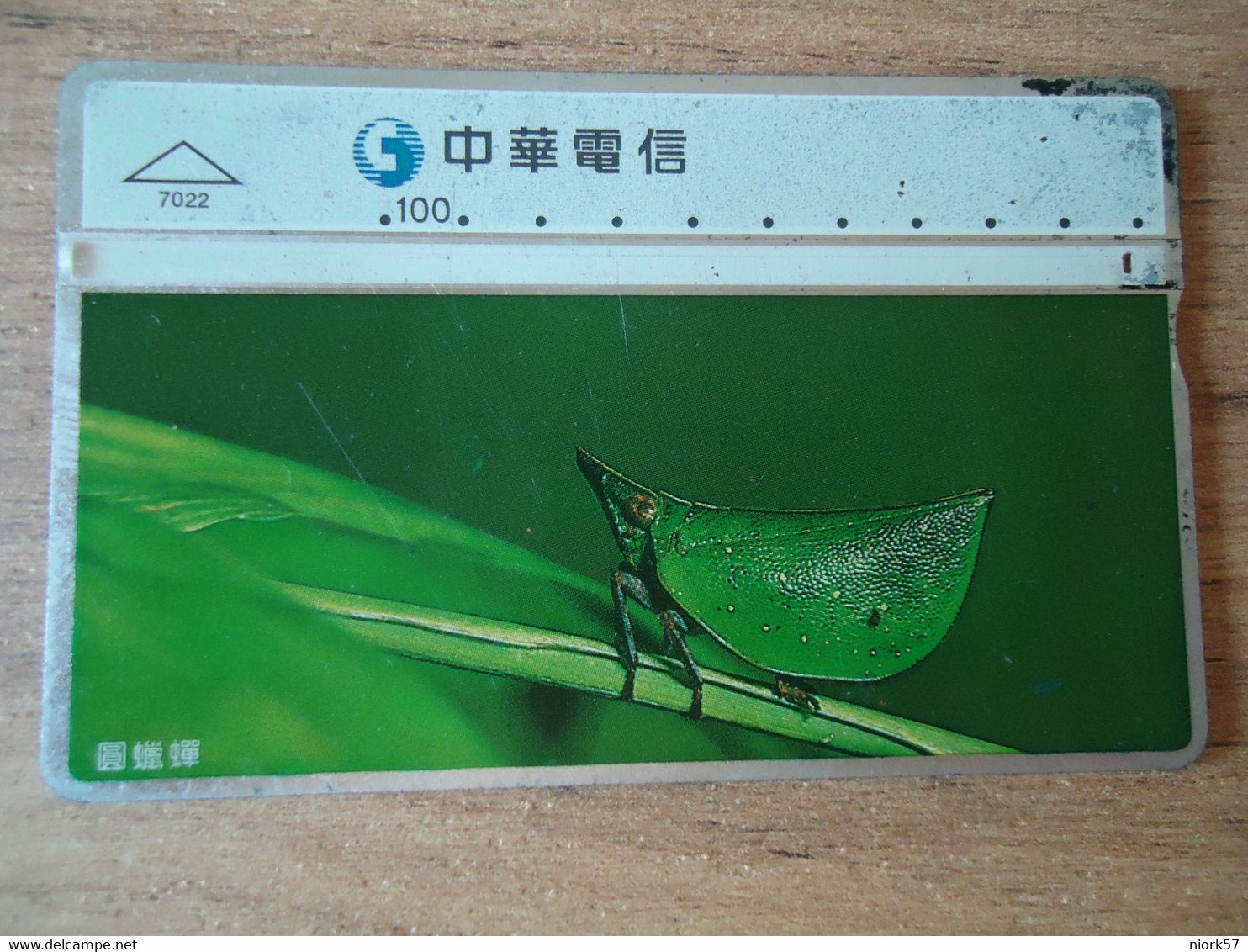 TAIWAN  USED CARDS  INSECTS - Andere & Zonder Classificatie