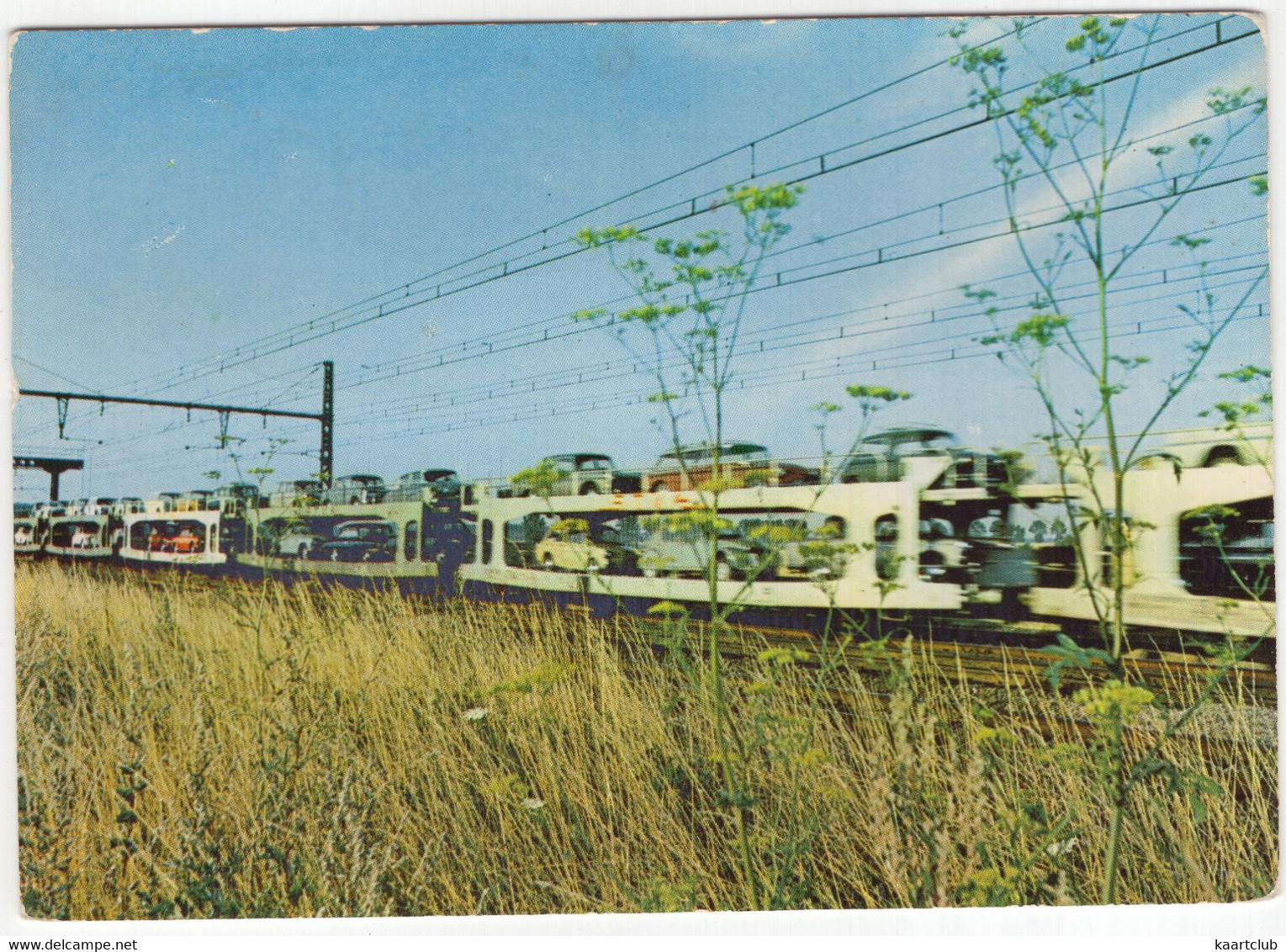 CITROËN DS, BREAK, 2CV - TRAIN AUTO'S COUCHETTES - Car-Sleeper Express / Auto-Slaaptrein / Auto-Reiszug - (France) - Turismo