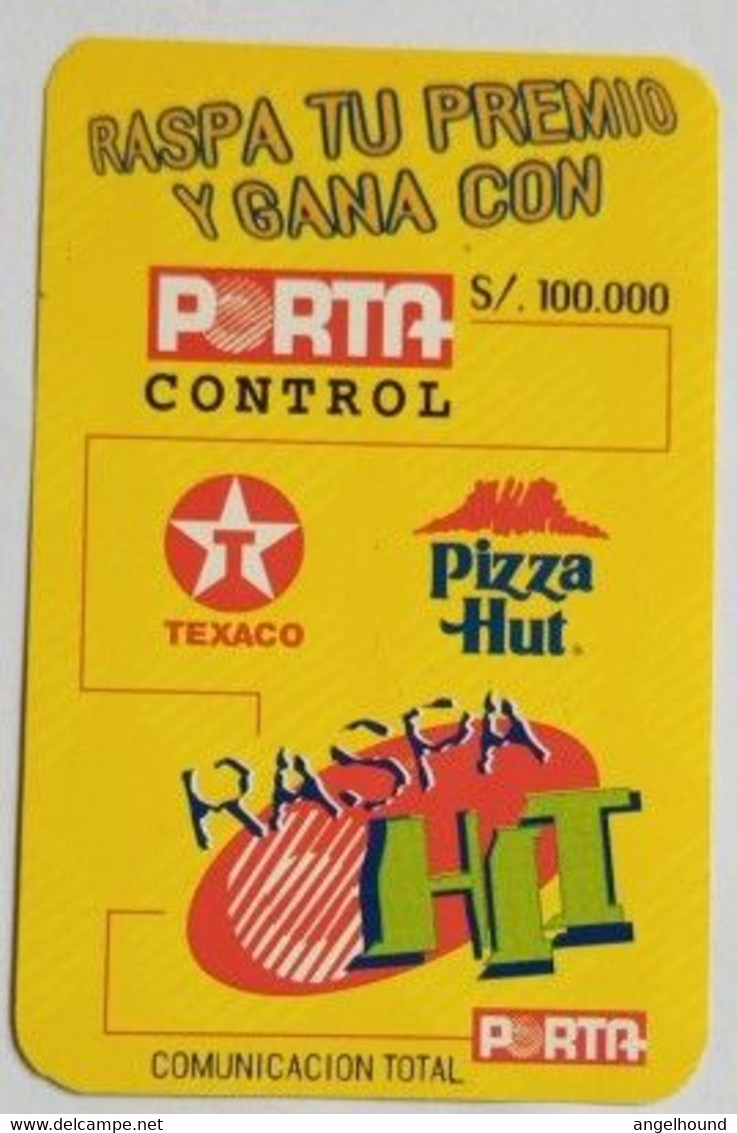 Ecuador S/.10,000 Texaco Pizza Hut ( Prize S/.125,000 ) - Ecuador