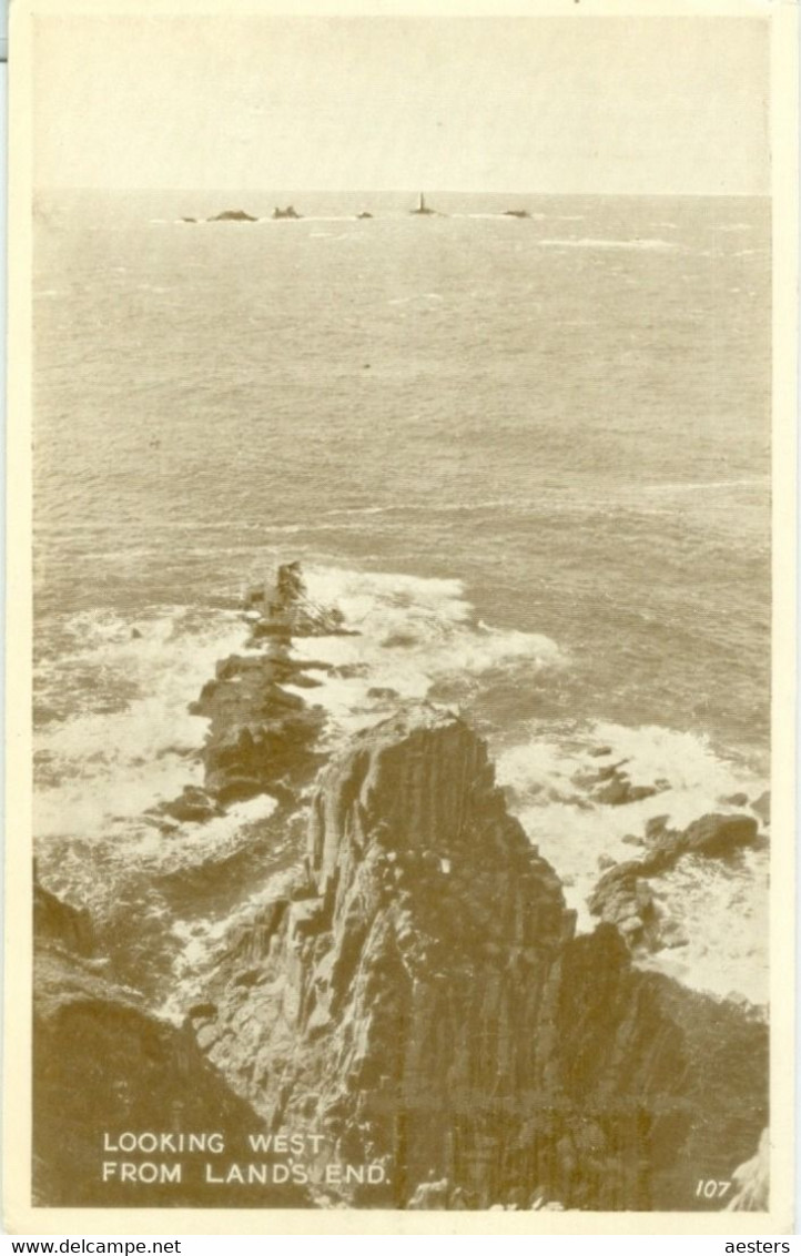 Land's End; Looking West - Not Circulated. (Mr. H.T. James) - Land's End