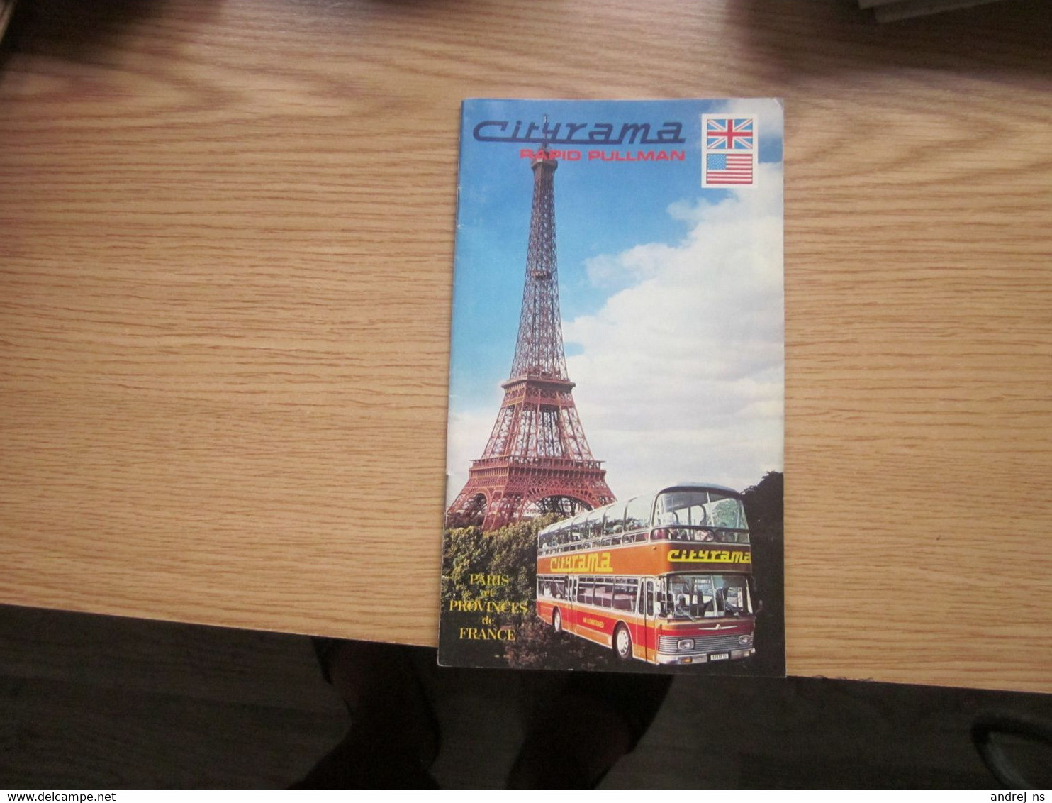 Cityrama Paris Et Provinces De France - Tourism Brochures